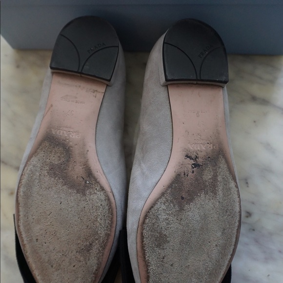 Prada Pointy Toe Bow Flats - Picture 3 of 3